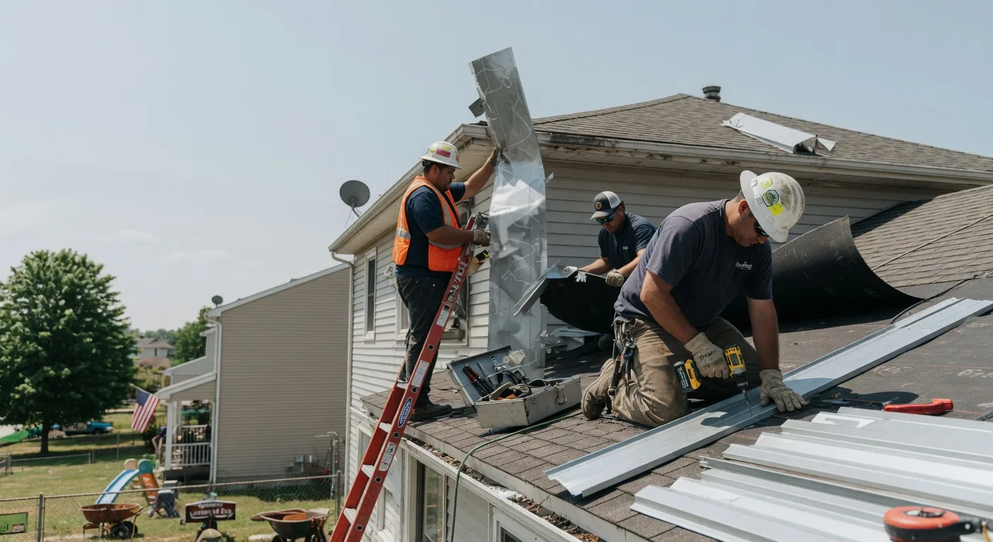 Storm Damage Metal Roof Repair in Big Bend National Park, TX